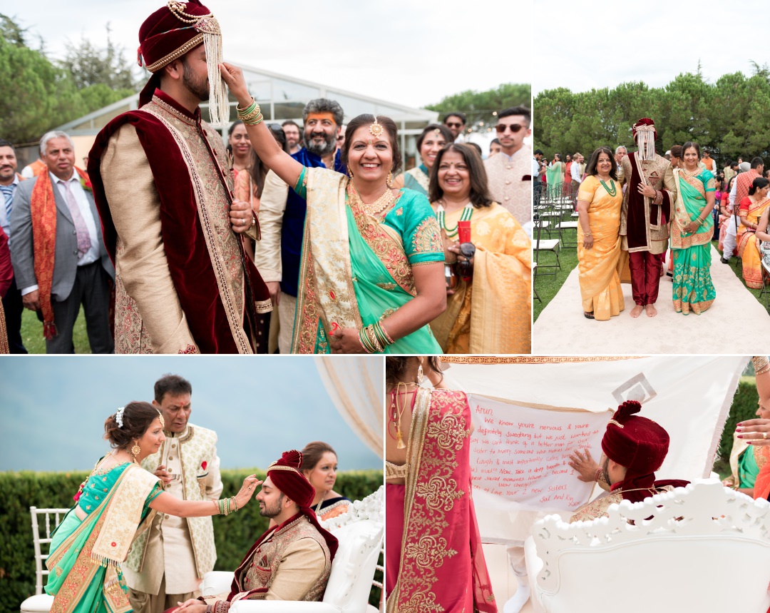 groom's mandap entrance 